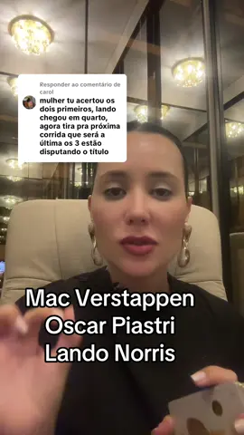 Respondendo a @carol #f1 #maxverstappen #oscarpiastri #landonorris #tarot 