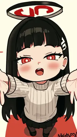 besar kecil aku suka #fyp #waifu #tsukatsukirio #bluearchive #chibi 