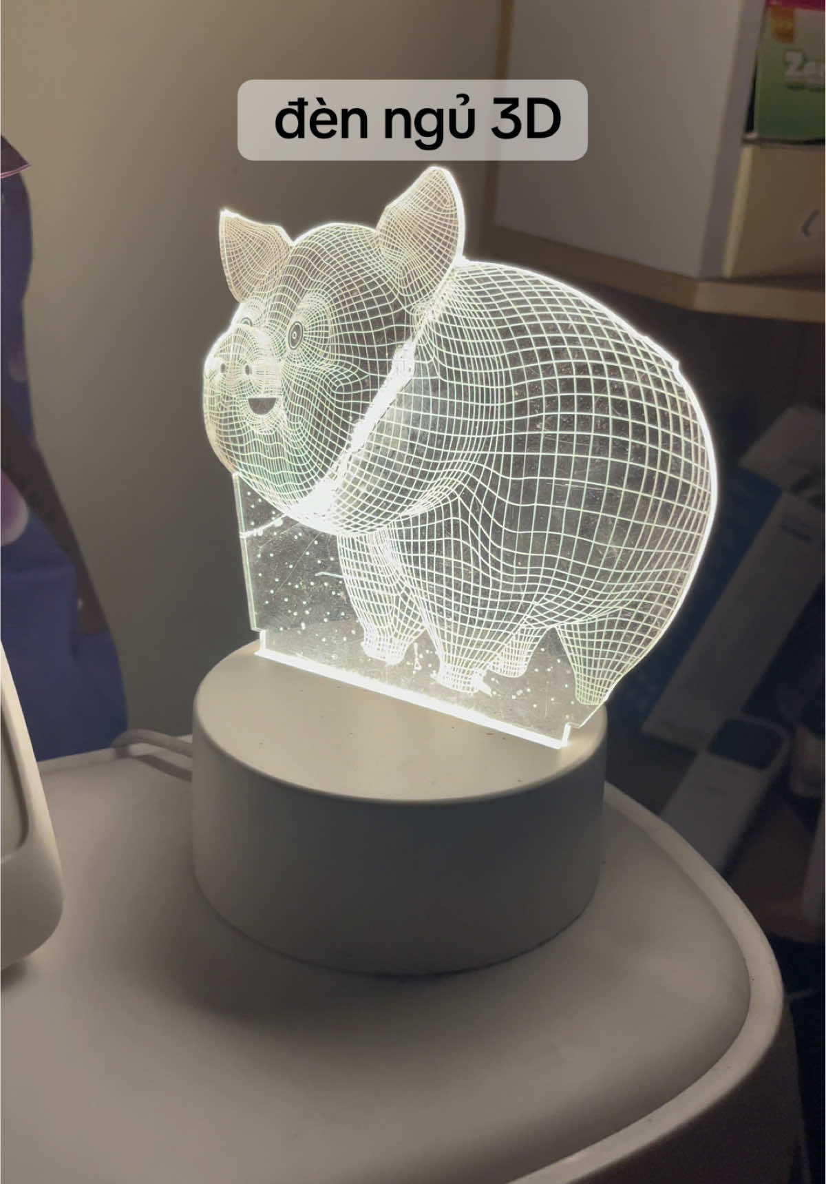 một em đèn ngủ 3d siu xinh #đènngu #denngu_trangtri #denngucambien #denngu #denngu3d  @Mẹ Tụi Nhỏ Hổken  @Mẹ Tụi Nhỏ Hổken  @Mẹ Tụi Nhỏ Hổken 