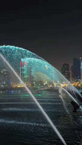 Beautiful fountain show in water garden city everyday 🇧🇭📍#fypシ゚ #fypシ゚ 