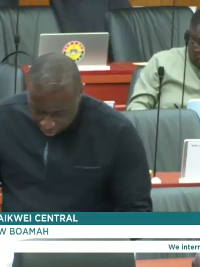 “Transport Minister, are you happy? You sit down and say Ato is Forson. He is killing your ministries.” - MP Patrick Boamah fires on the floor during debate on sector estimates. Watch live here: https://www.youtube.com/live/6o8fEr_N3eo?si=SssIFvJ26O2q0LWO #ChannelOneNews #ParliamentGH #2026Budget
