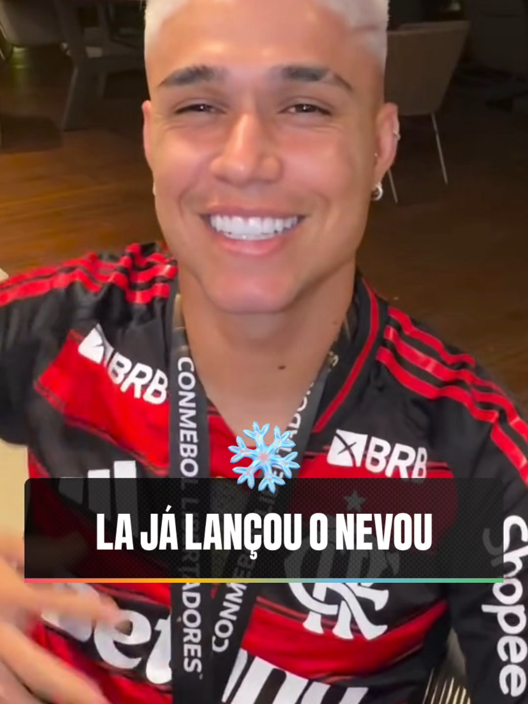 COPOU ▶️ NEVOU💁🏼‍♂️ NÃO TEM JEITO!  📹 @vaniducorte #Libertadores #Flamengo #CoberturaCazéTV