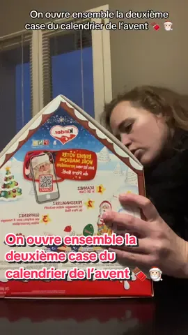 On ouvre ensemble la deuxième case du calendrier de l’avent 🍫 🎅🏻 #calendrierdelavent #chocolat #christmas #deuxiemecase #CapCut  