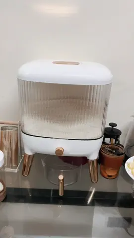 AESTHETIC 10KG RICE DISPENSER ✨🤍 #ricedispenser #aesthetic #trend #nordic 
