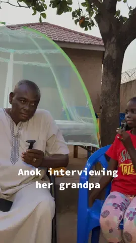 Anok & her grandfather #fy #southsudantiktokers🇸🇸 