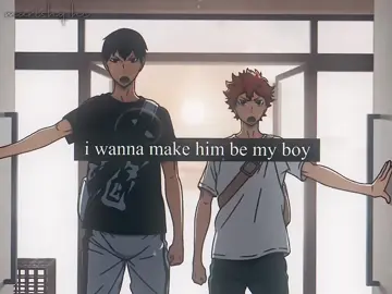 The way I used to be OBSESSED with this song in my gacha phase y’all #haikyuu #edit #kagehina #shobio #hinatashoyo 