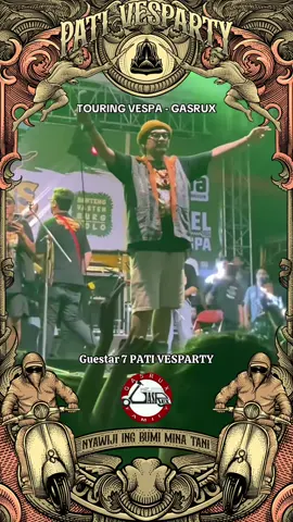 Guestar ke-7 PATI VESPARTY berasal dari Bekasi Jawabarat , Dan pastinya anak vespa sudah tau sama band ini . Seeyou with GASRUX 6-7 Desember Di event PATI VESPARTY 🔥 #pati #guestar #pativesparty #bendotvespapati #reggae 