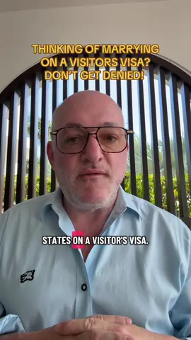 You can get married on a visitor visa, but you must follow the 90-day rule if you plan to stay and adjust your status. Marrying too soon can trigger a misrepresentation finding and sink your case. Here’s the correct way to do it.  #immigrationlawyer #visitorvisa #marriagevisa #adjustmentofstatus #90dayfiance 