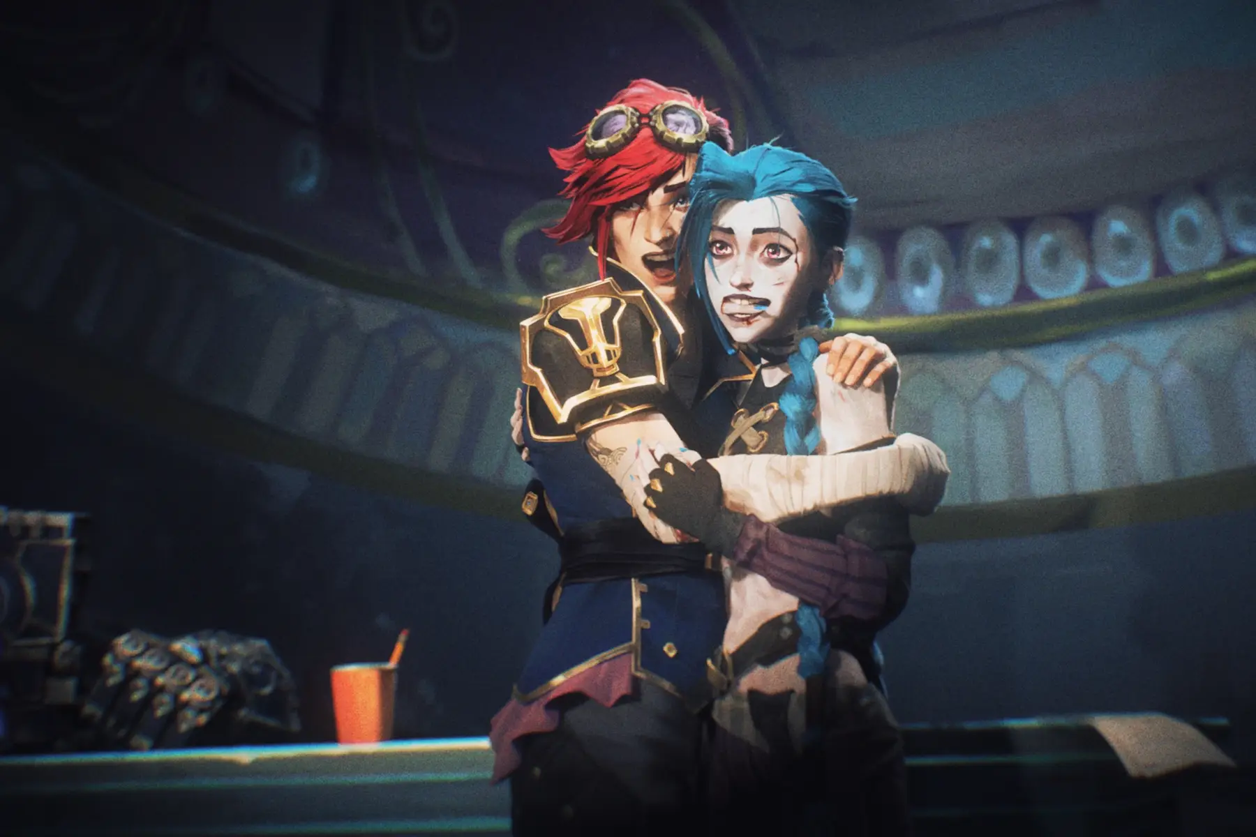 @Fortiche just sent us some “behind the scenes” images from Arcane’s production. #arcane #jinx #vi 