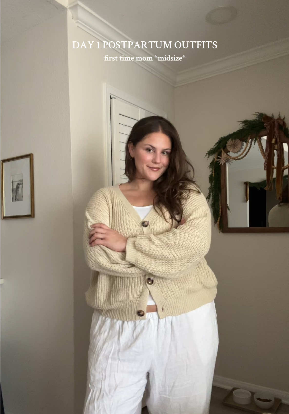 10 day outfit series dressing my midsize postpartum body! #firsttimemom #postpartum #postpartumjourney #midsize #midsizeoutfits 