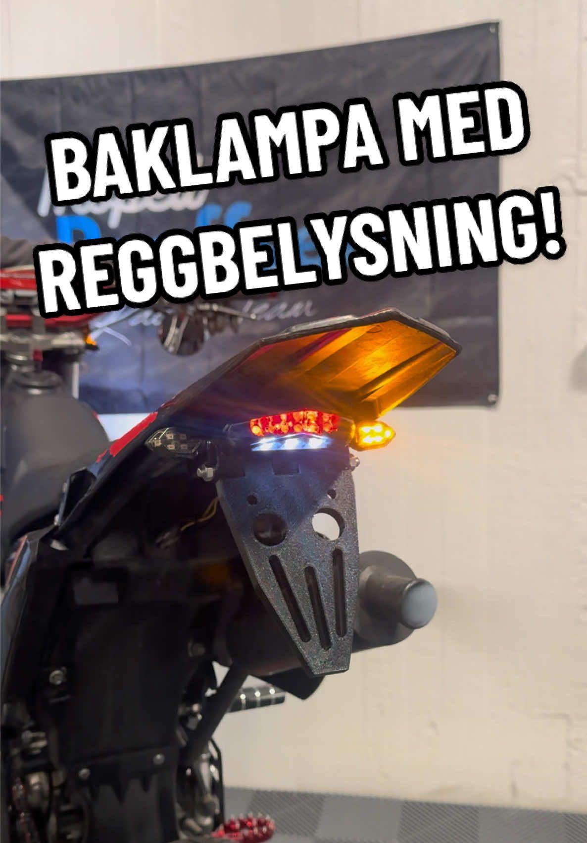 BROMSLJUS + REGGBELYSNING🤩 MOPEDPROFFSEN.SE🛵 #moppe #moped #blackfriday #mopedproffsen #trimma 