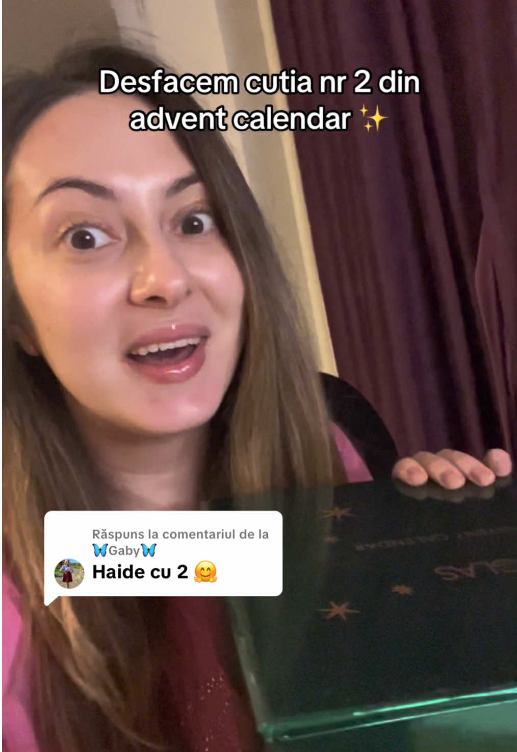 Ca răspuns pentru @🦋Gaby🦋  Cutia nr 2 pentru 2 Decembrie!✨  o mască de față. #douglas #douglascalendar #craciun  @douglasromania @Douglas Cosmetics 