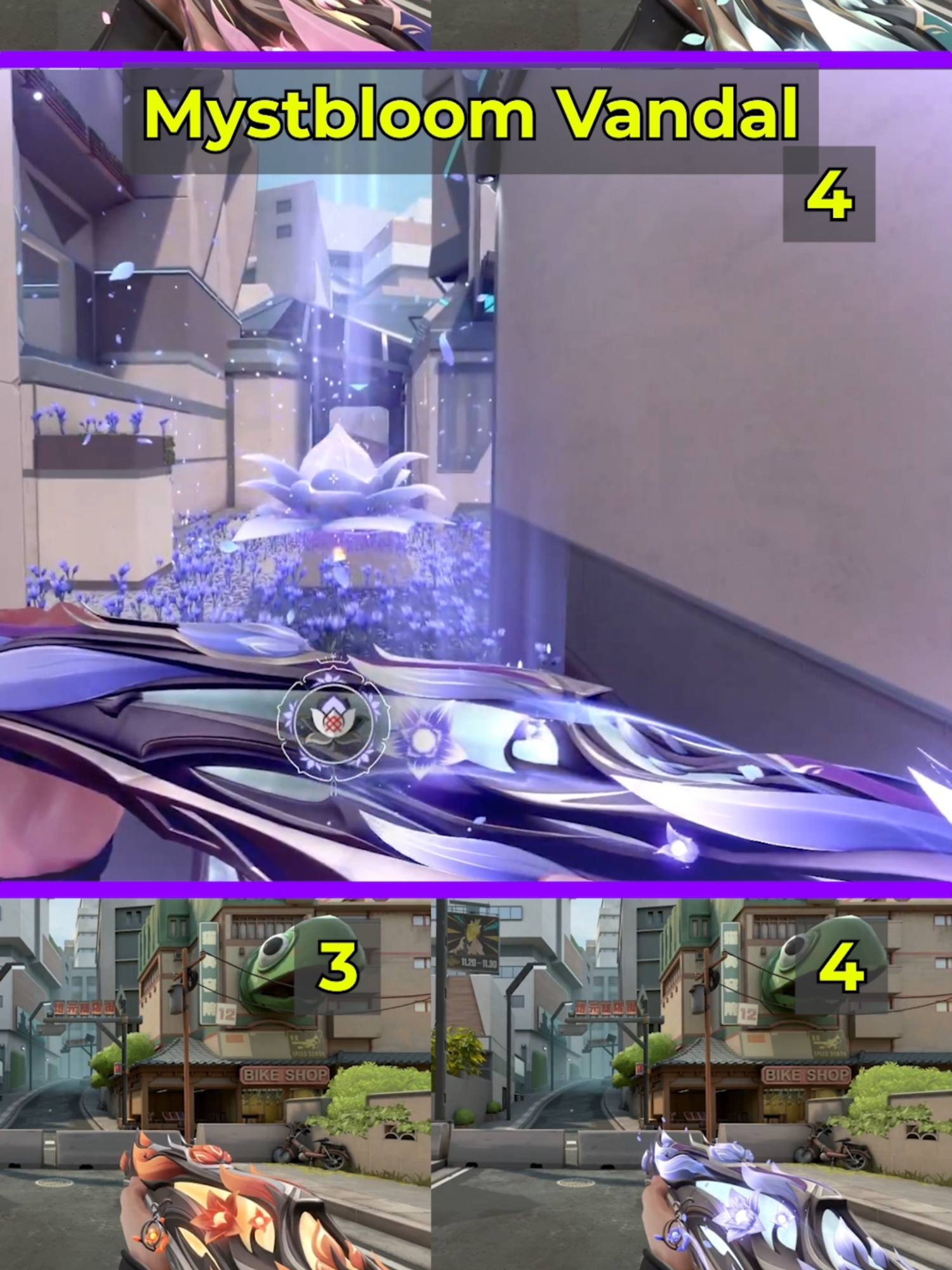 Mystbloom 2.0 Vandal biến thể tím @valorant.vietnam #VALORANTCreatorRush #VALORANTvn #mystbloomcollection #mystbloomvandal