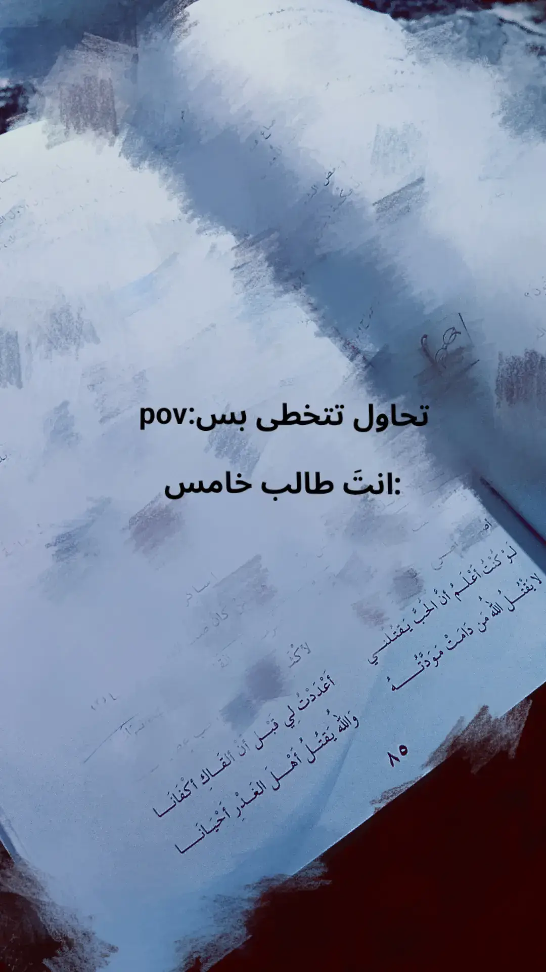 #طالب #خامس_علمي #أدب #foryoupage #fyp 