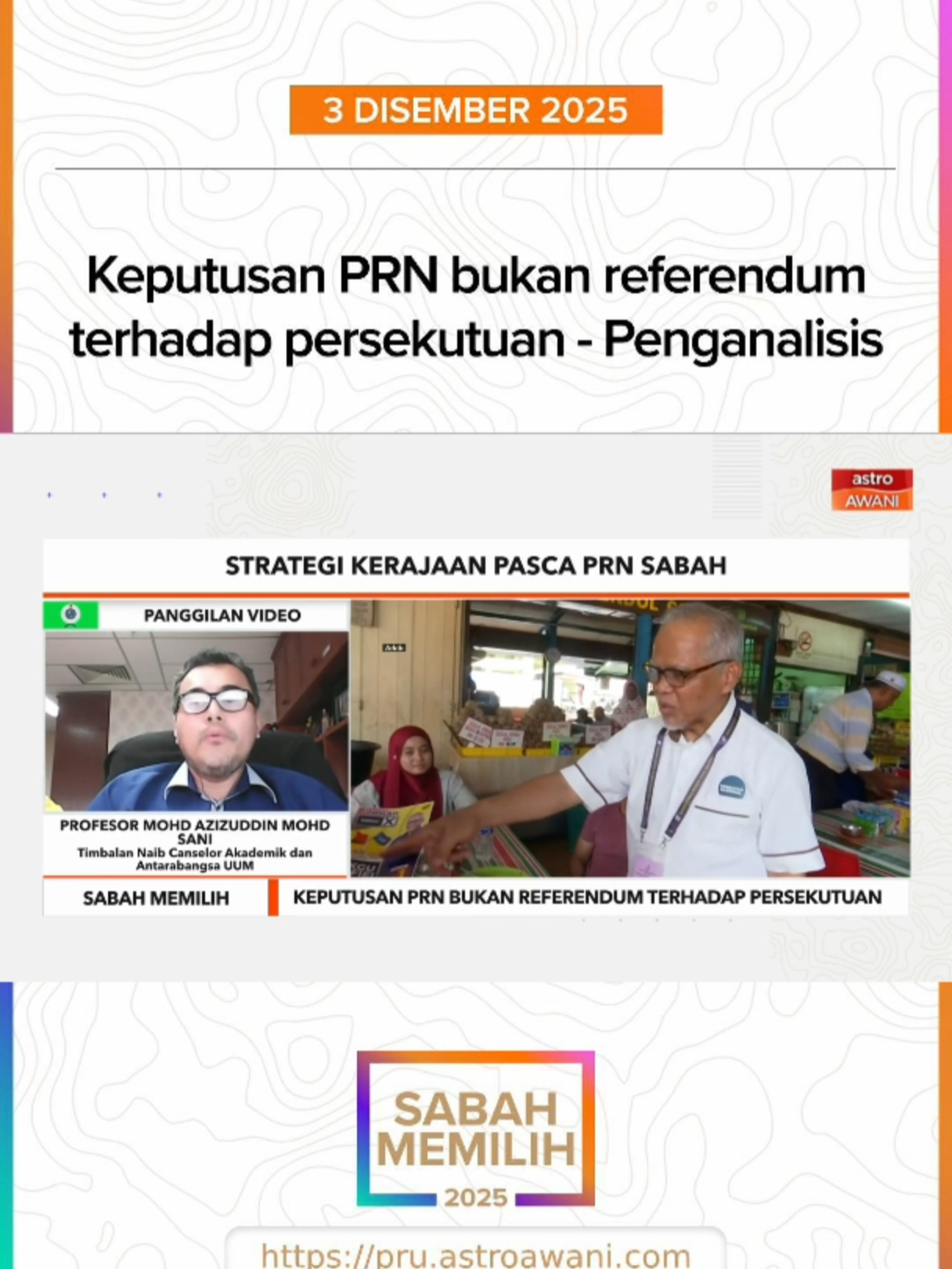 Majoriti pengundi masih cenderung memilih parti-parti di bawah payung Kerajaan Perpaduan. #SabahMemilih2025 #AWANInews
