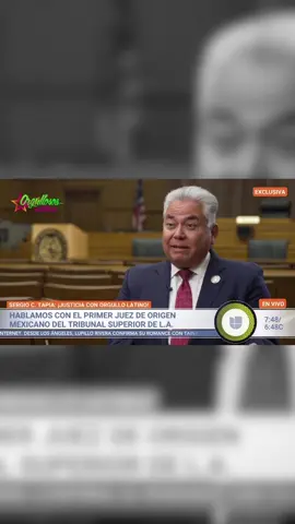 Parte 1l Conoce al primer Juez Presidente Tribunal del Condado de Los Ángeles 👨🏻‍⚖️⚖️ 🎥: @Despierta América  #abogadalatina #jessicadominguez #juez #eeuu #entrevista 