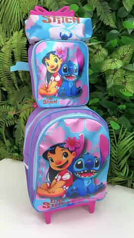 kit  Mochila Infantil Rodinha Feminina Lilo e Stick Escolar + Lancheira térmica + Estojo. Comente QUERO que envio o link 🔗 pra voce. #mochilaescolar  #infantil #achadinhoshopee  #shopee 