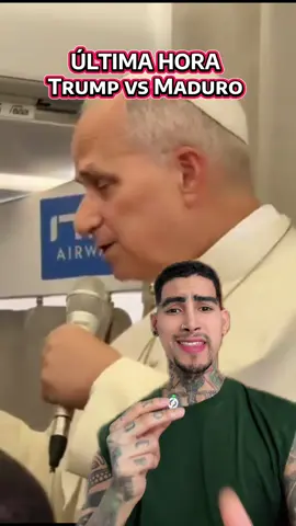 🚨 El Papa León se pronuncia y pide paz en el conflicto entre Maduro y Trump.  #fyp #noticias #news #venezuela #donaldtrump 