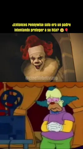 “Eso” no es solo un payaso… es una entidad que se alimenta del miedo. Pennywise es solo la forma favorita que adopta esta criatura ancestral que despierta cada 27 años para devorar aquello que más fácil cae: niños llenos de temor. Lo aterrador no es su sonrisa ni sus globos rojos, sino que puede transformarse en lo que más te aterra. Por eso Stephen King no creó un monstruo cualquiera… creó un recordatorio de que el miedo, cuando no lo enfrentamos, siempre vuelve. 🎈💀 #cinefiloboliviano #pennywise #WelcomeToDerry #it  #billskarsgård 