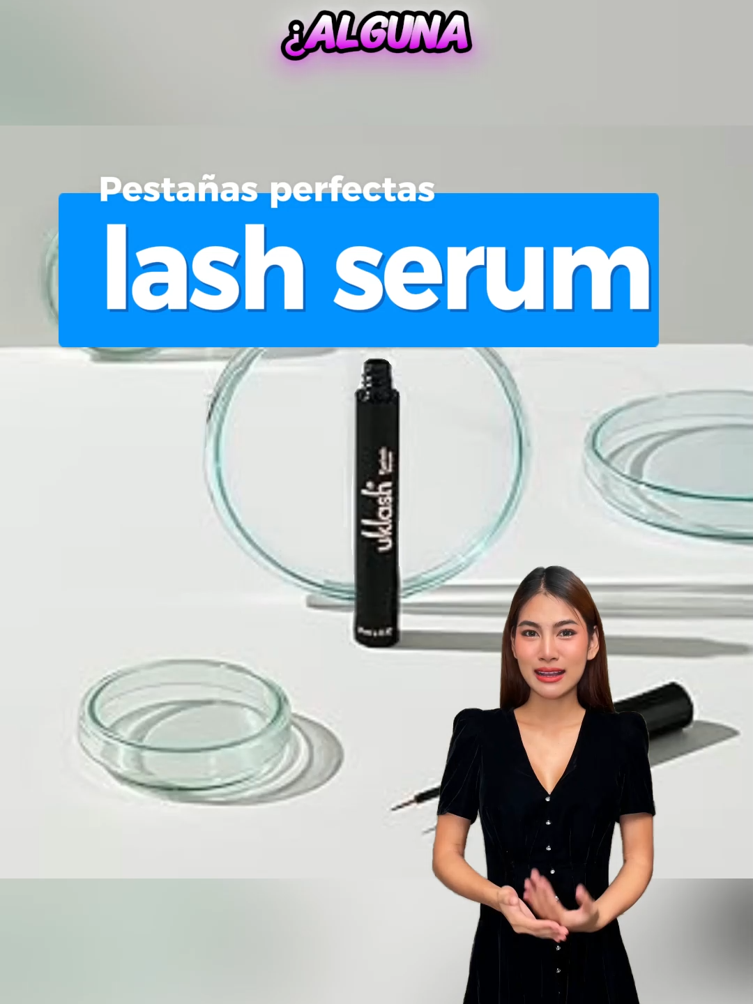 Sérum de Pestañas UKLASH - ¡Mis pestañas estaban súper cortitas y quebradizas y en solo 3 semanas con UKLASH están largas, gruesas y fuertes! 😍✨ Con biotina, péptidos y ácido hialurónico nutre desde la raíz y da volumen brutal. Aplícalo todas las noches y despierta con pestañas de impacto 🔥 Link en bio para que tú también tengas pestañones de infarto 💋 #UKLASH #viralvideos #pestañas #serum #viral #beauty #belleza