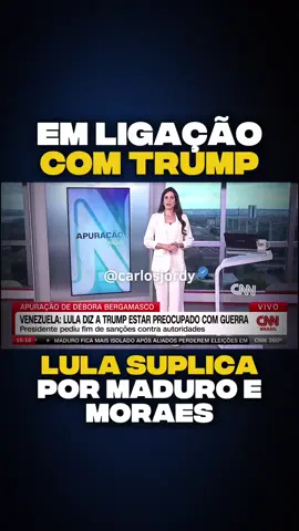 Em ligação com Trump,  Lula pede trégua com maduro e fim das sanções contra Moraes e outras autoridades que cometeram violações a direitos humanos. O descondenado não perde a oportunidade de defender tiranos.