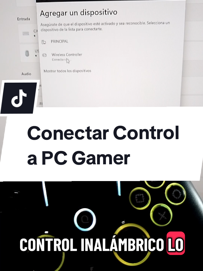 Como conectar control de videojuegos a PC #control #videojuegos #pcgamer 
