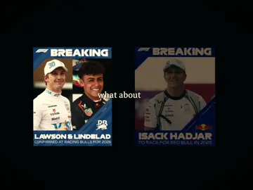 #lisack || guys this is so dramatic but it actually hurts like i’m genuinely so devastated ): and also yuki should’ve gone back to VCARB with Arvid another year in F2, he wasn’t ready 💔 #liamlawson #isackhadjar #vcarb #formula1 
