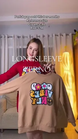Wag kana pahuli bago mgpasko#longsleeveterno #terno #longsleeve #OOTD #womenfashion 