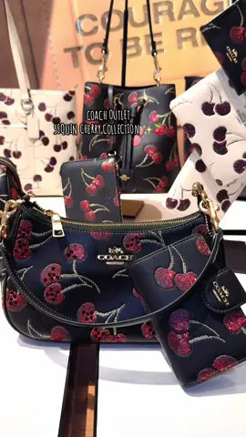 so cute! 🤩 perfect touch of sparkle to the silhouettes ✨🍒 #coachbags #fyp #handbag #coachny 
