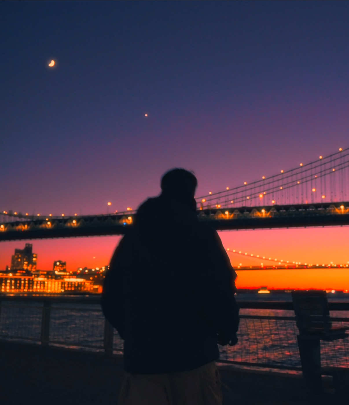 evenings in new york city #cinematic #travel #nyc #sunset #filmmaking 