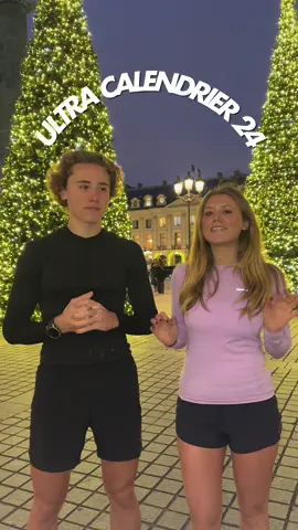 JOUR 1 : Ultra Calendrier 24 !! Hâte de faire ce challenge ensemble 🤝🤝 Ça va être chaud !! #run #Running #challenge #calendrierdelavent #frereetsoeur 