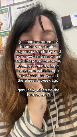 chat I’m tired. #heds #mammogram #breastlump 