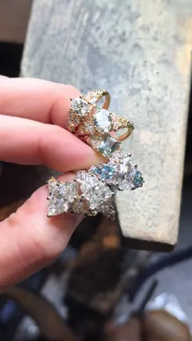 Enchanted Garden 🖤 #engagementring #jewelry #uniqueengagementrings 