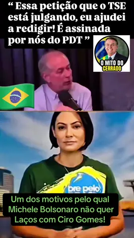 Michele Bolsonaro fez certo sim em não querer união com Ciro Gomes #brasil #bolsonaro #fup #viraltiktok #news  @Bolsonaro O Mito 