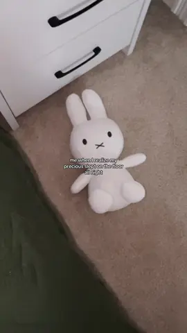 the poor thing 😭 #miffy #nijntje #myshayla #plushie 