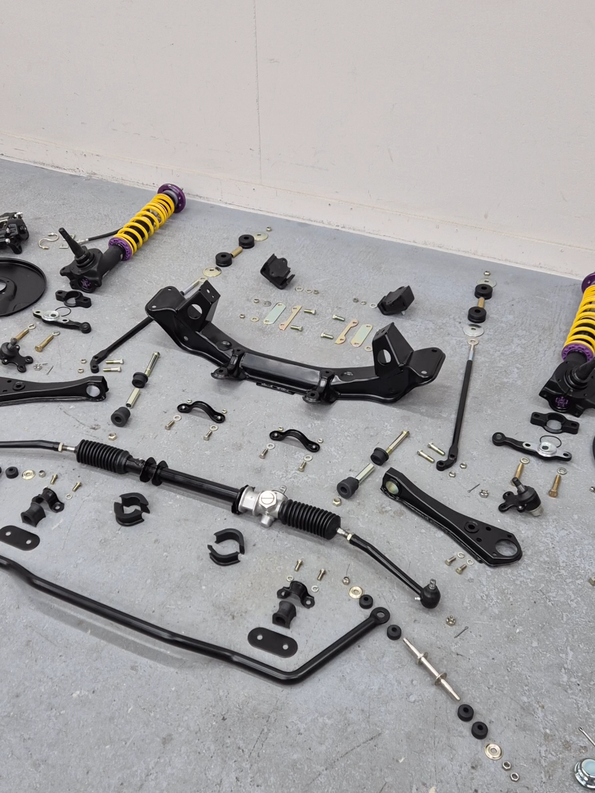 reassembly front axle