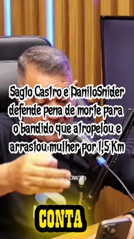 Sagto Castro e Danilo Snider comentam e o caso do bandido que arrastou a namorada por 1,5 na marginal Tietê, comentam que ele mere@cortepolicial24h rte pela crueldade#snidercast #sgtocastrocast #cortepolicial @dagtocastro@snidercast@cortepolicial