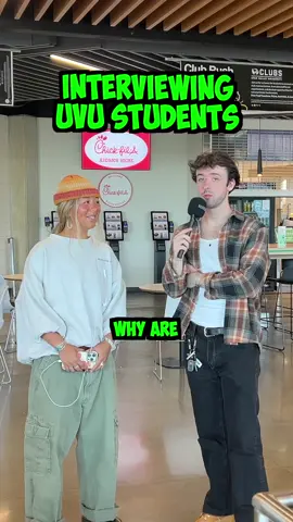 Why are all the girls here blonde and have spray tans? 👩🏼 #uvuinterview #byuinterview #orem #utah #publicinterview 