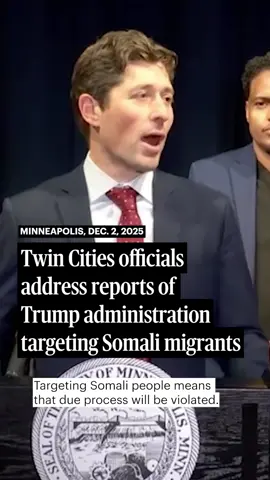 Leaders in Minneapolis and St. Paul are addressing reports of the Trump administration targeting Twin Cities Somali migrants. During a Cabinet meeting at the White House on Tuesday, President Donald Trump said he wants Somalis to 
