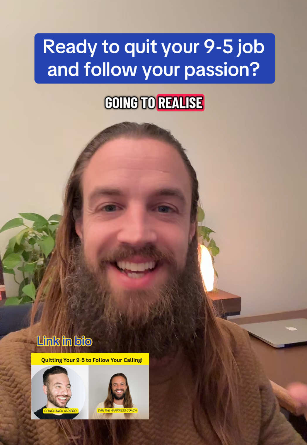 Ready to quit your 9-5 job and follow your passion?  @Dan The Happiness Coach #quityourjob #followyourdreams #followyourpassion #manifestation #shiftingrealities 