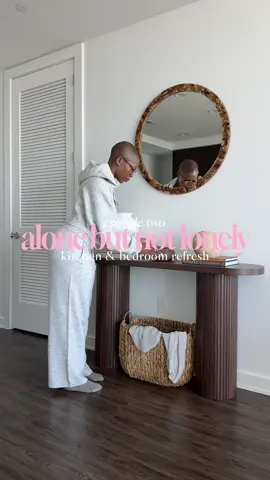 alone but not lonely diaries ep2: bedroom & kitchen refresh | wearing day 3 of 12 day with @Oner Active knit wear lounge launch Dec 11th 🔗 use code yaya to shop & save 