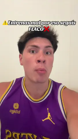 Entrena así si sos ectomorfo🎯 #delgado #rutina #subirdepeso 