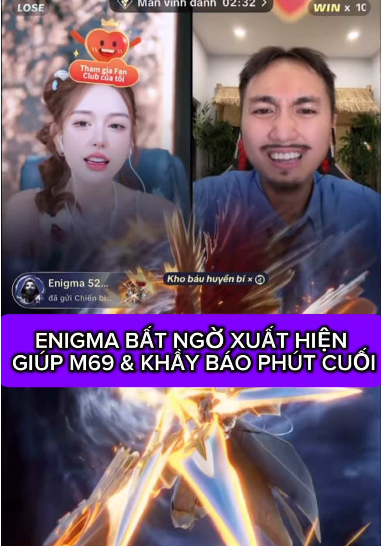 Mới v2 mà thấy coi bộ căng thẳng quá à ngen. Chúc mừng M69 & Khầy đã bước vào vòng 3 live fest 👏🏻🪸 #m69 #viral #khầybáo 