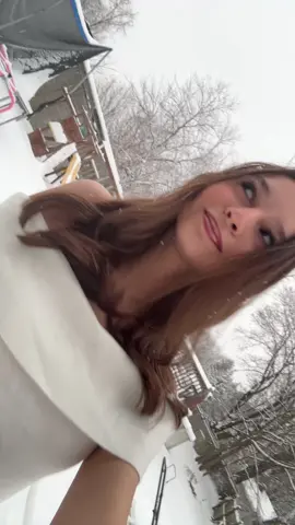 The snow past my shins #fyp #snow #christmastime 