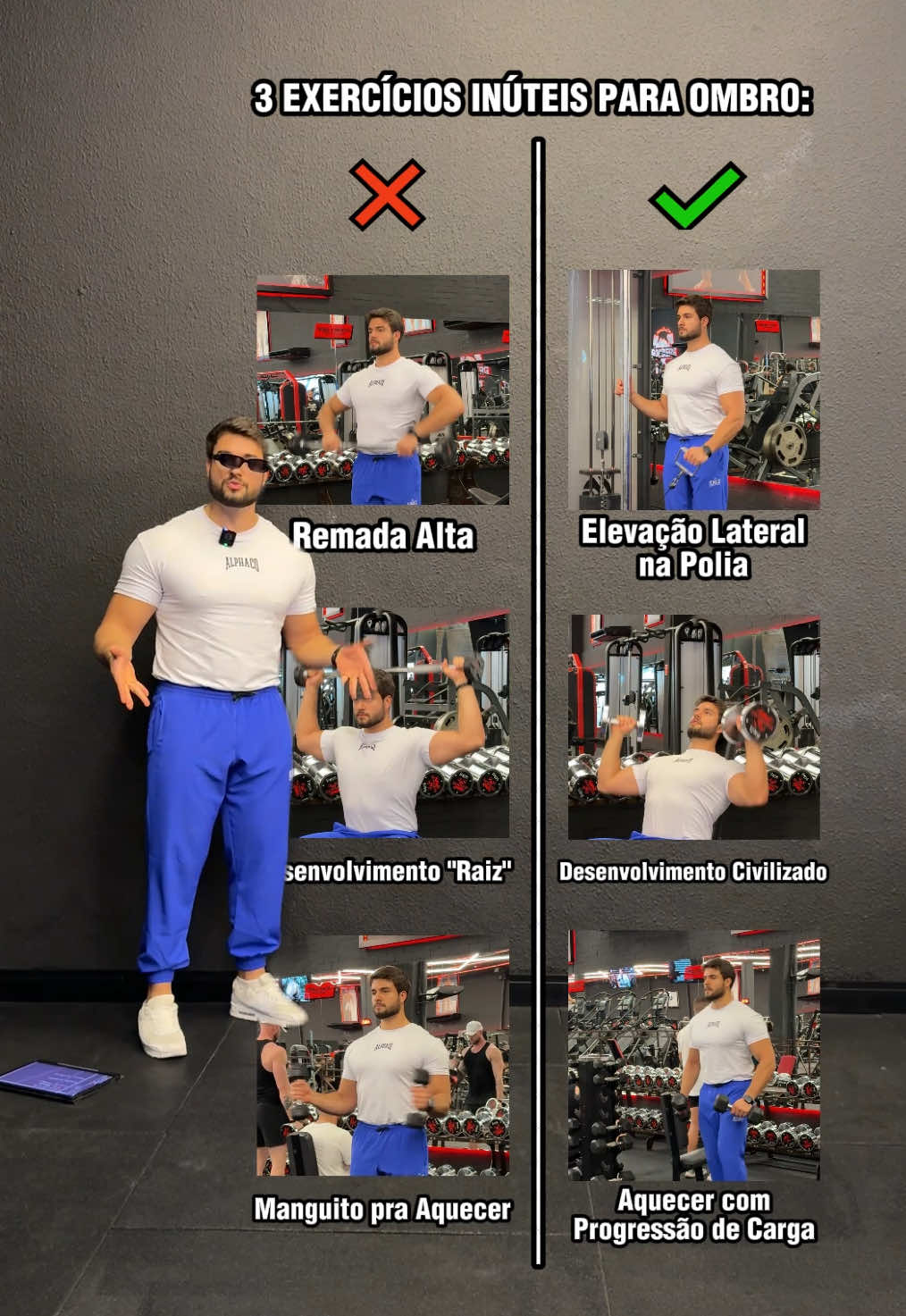 3 EXERCÍCIOS INÚTEIS PARA OMBRO! . . 🟠 PATROCINADORES: Oficialfarma Growth Suplements AlphaCO Army Br Fiber 🏷️ CUPOM DE DESCONTO:  ~ ogustavopersonal . #atividadefisica #treinofuncional #nutricao #musculacaofeminina #funcional #gymmotivation #fisiculturismo #personal #shape #educacaofisica