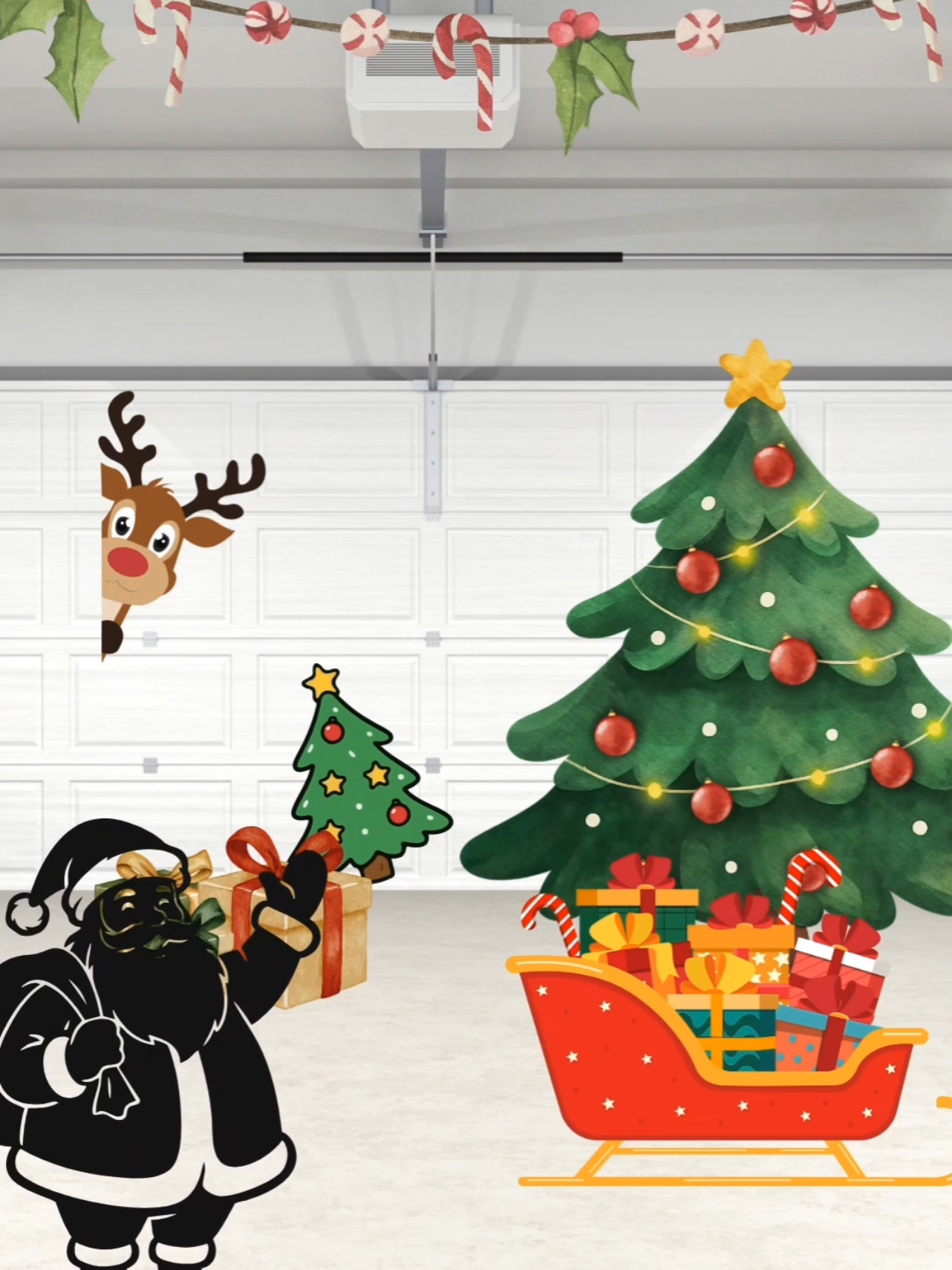 Santa got arrested#usa #truestory #real #horrortok #analoghorror 