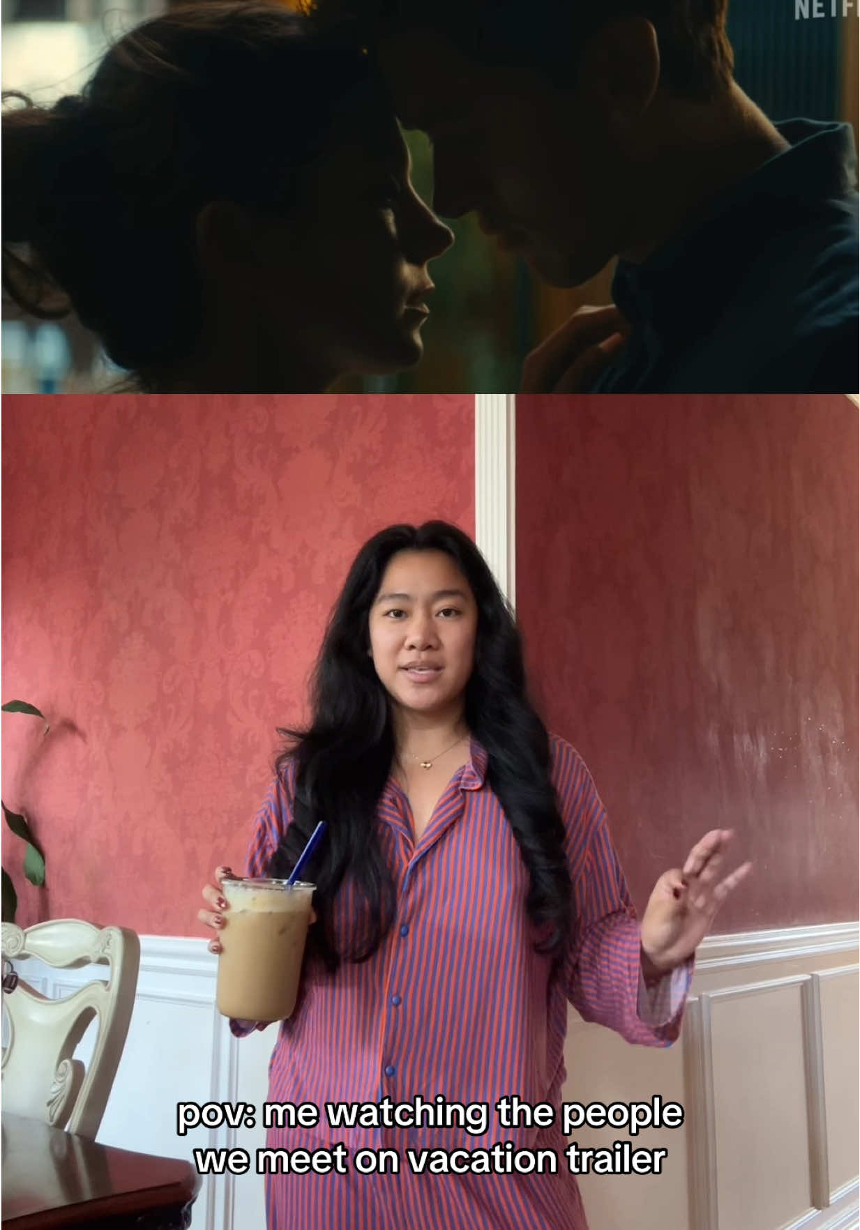 ask me how many times I rewatched this trailer😂😍 @Netflix #peoplewemeetonvacation 