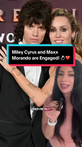 Miley Cyrus and Maxx Morando are Engaged! 💍❤️ #mileycyrus #maxxmorando #miley #riristea #rivetsoro @Miley Cyrus 