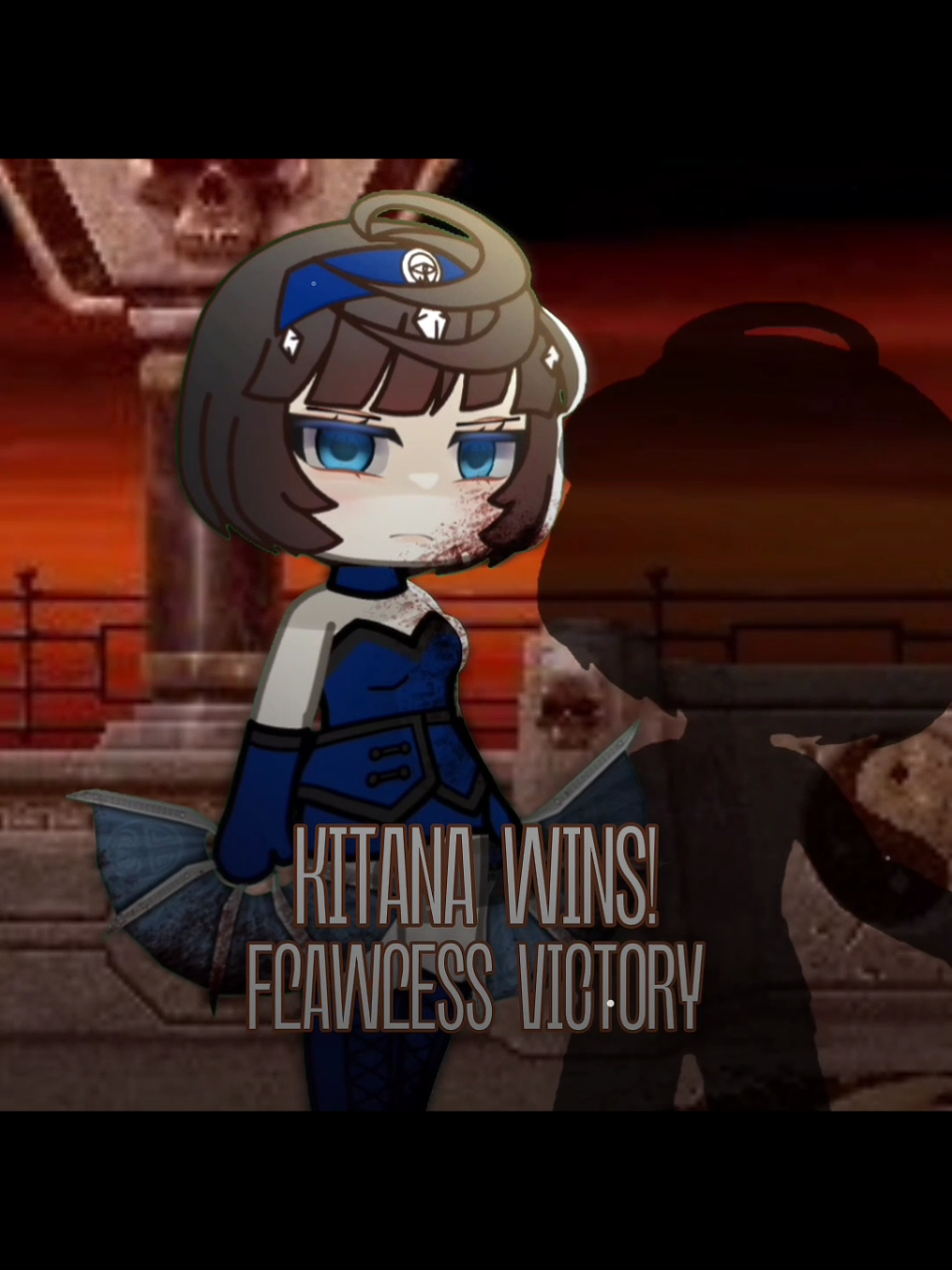 Gente desculpa fiz na pressa e saiu qualquer coisa 😭😭🙏🏻🙏🏻(Pra quem não sabe o beijo da Kitana é venenoso por isso a 