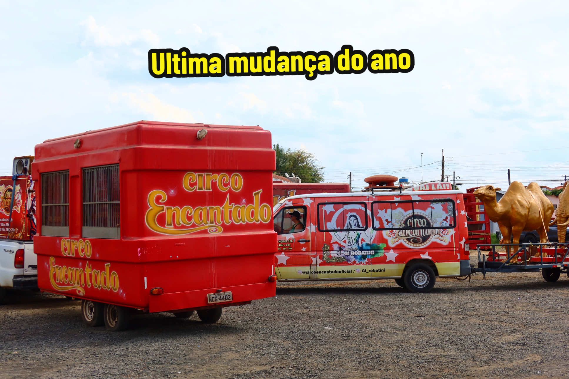 Agora só ano que vem hein 😂🎪❤️ #girobatini #viagemtiktok #circo #vlogs 